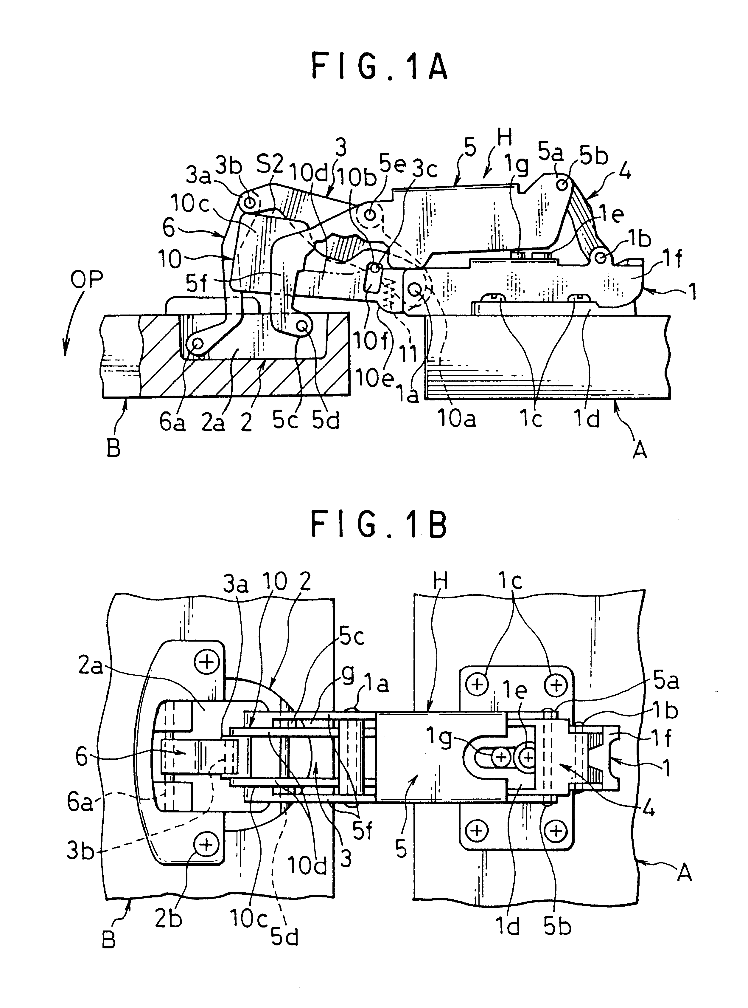 Hinge with a safety shield plate unit