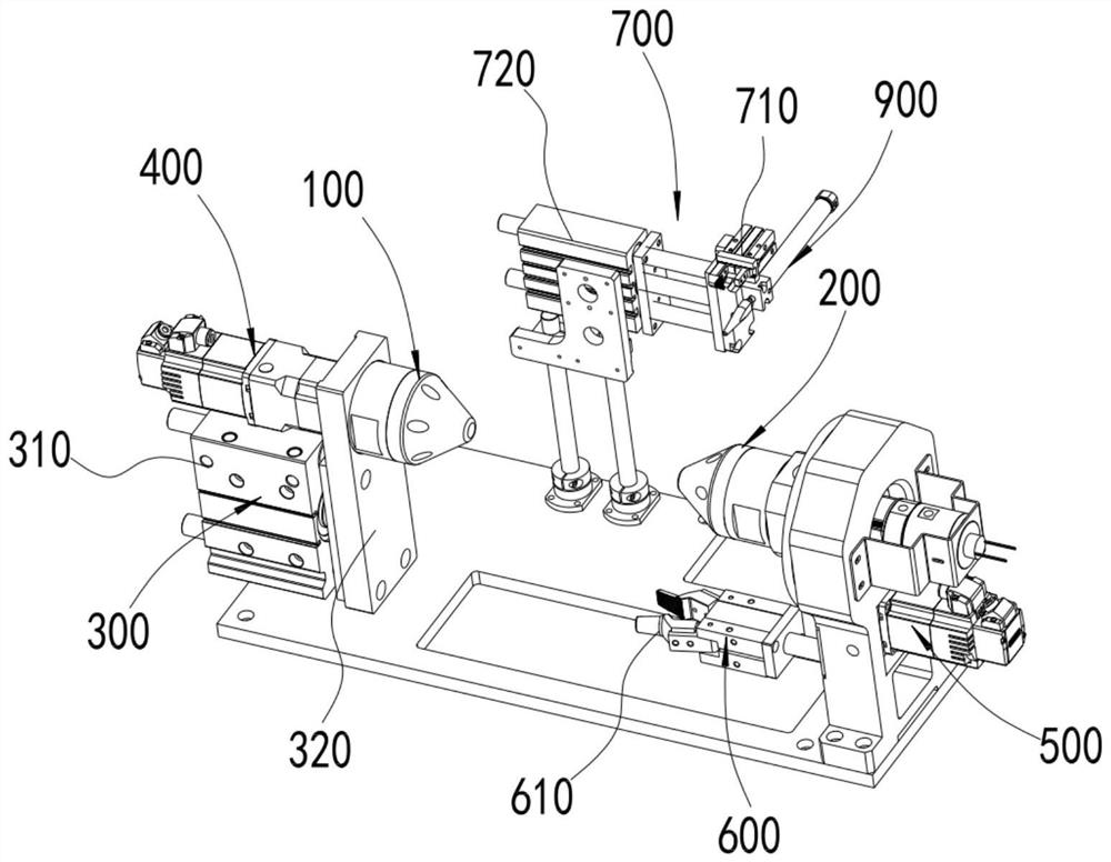 Automatic threading device, winding system and automatic threading method