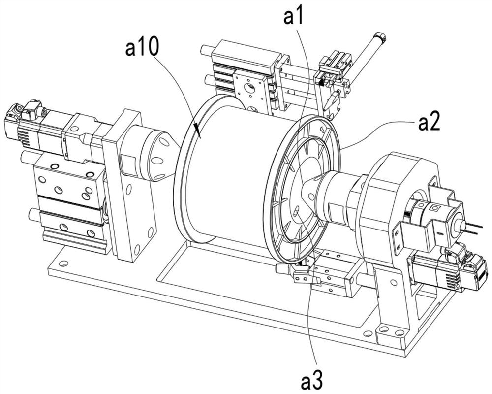 Automatic threading device, winding system and automatic threading method