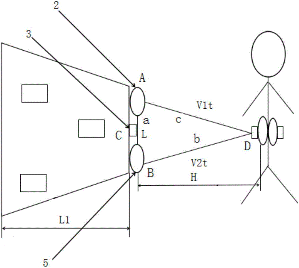 Omnibearing intelligent following trolley and controlling method thereof