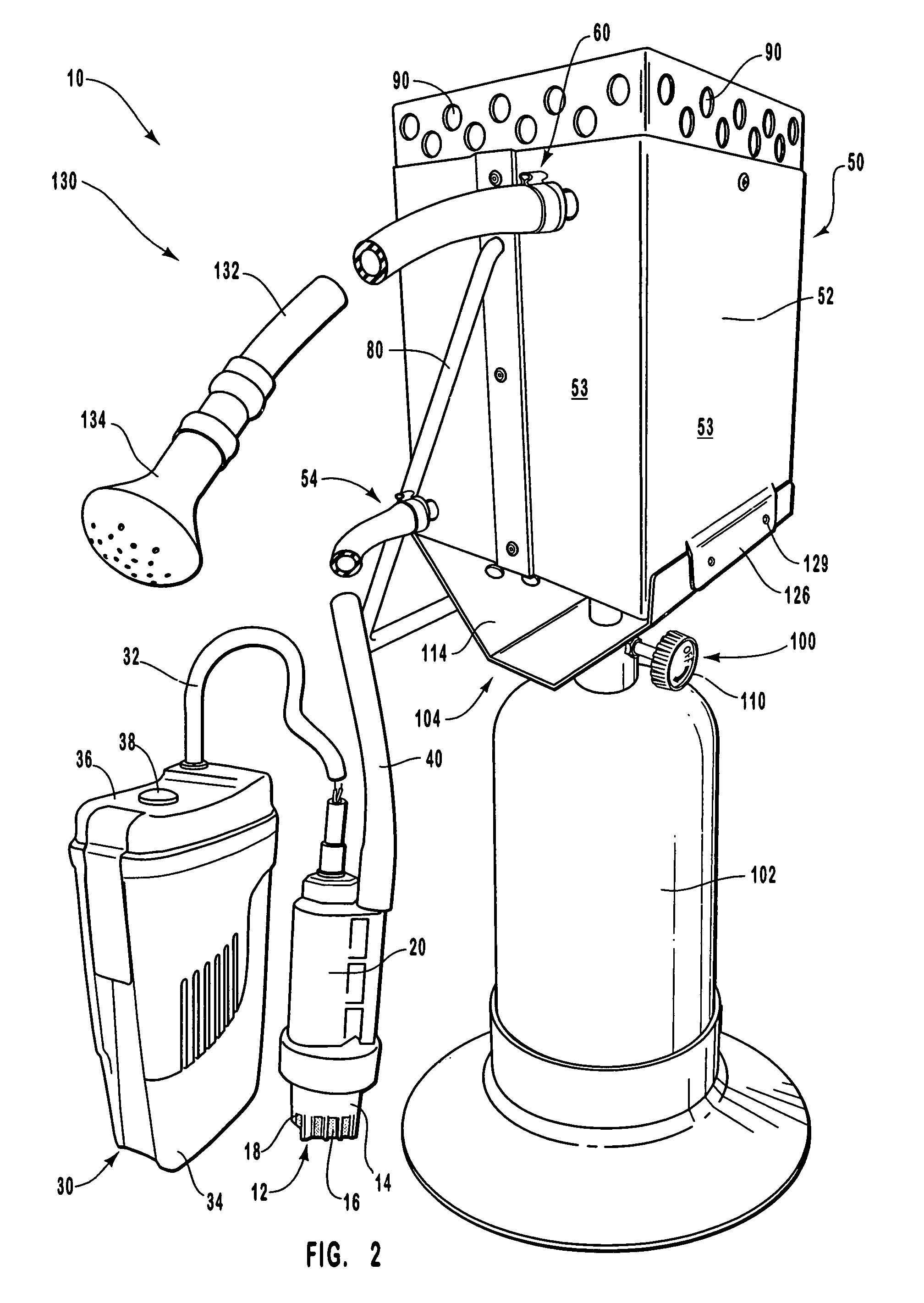 Portable water heater