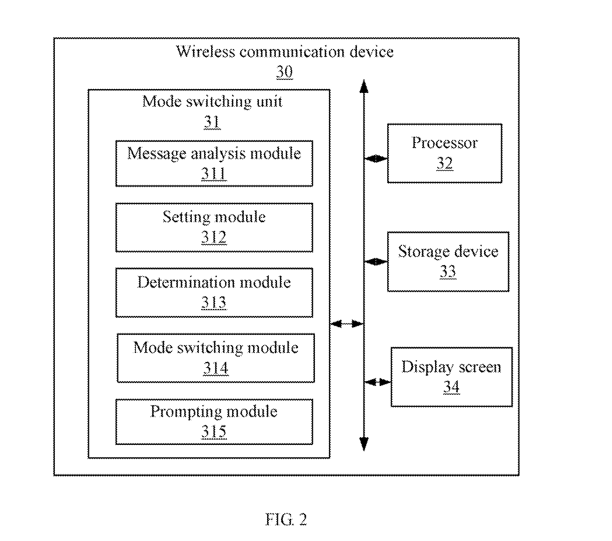 Wireless communication device and method for switching alert modes of the wireless communication device