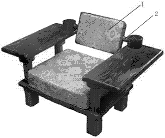 Chair capable of fitting curve of back