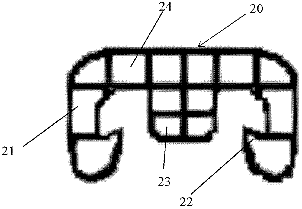 Novel sunlight plate buckle bar and application thereof