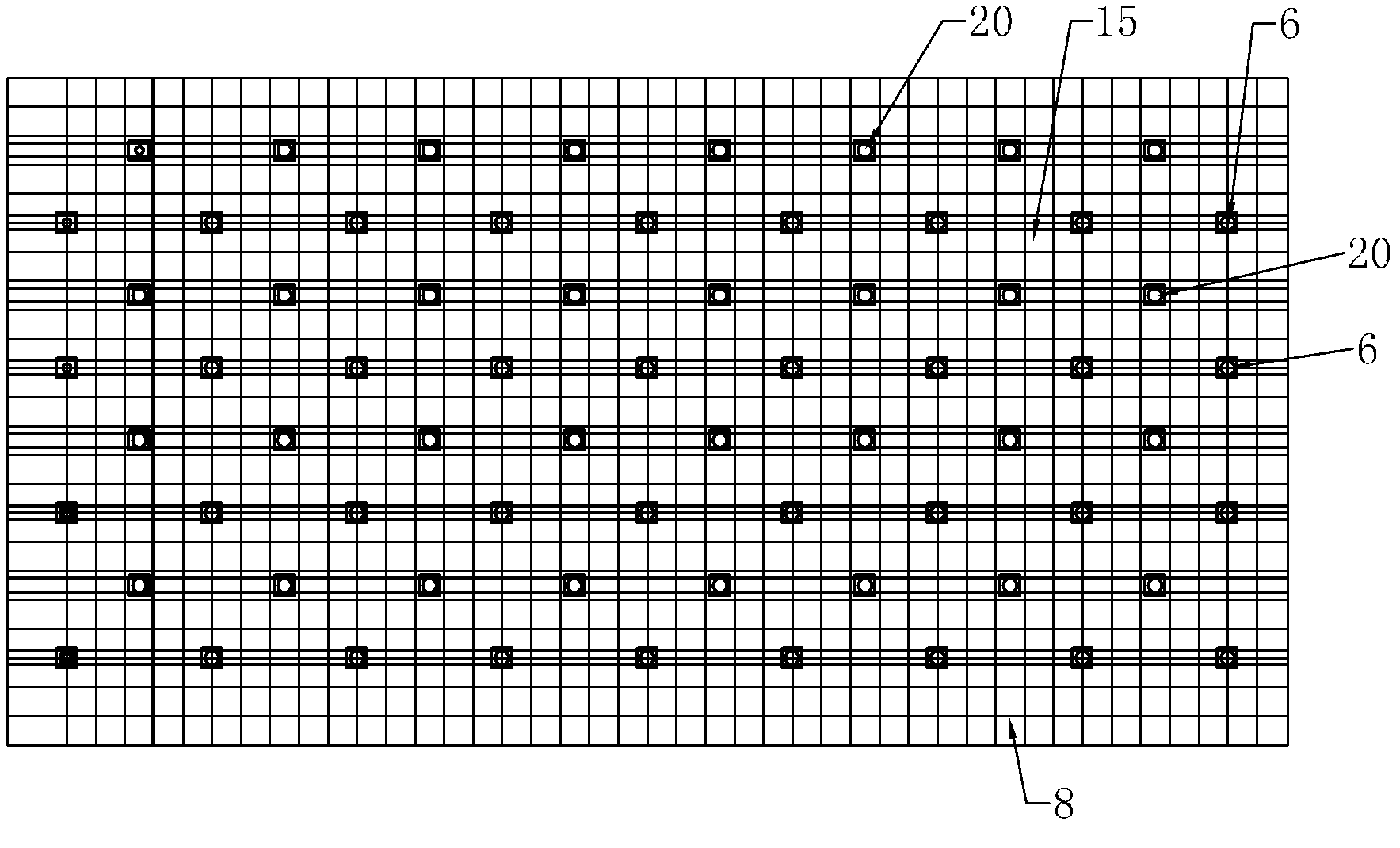 Full-length anchoring supporting method with intensive resin anchor rod and anchor-shotcrete net