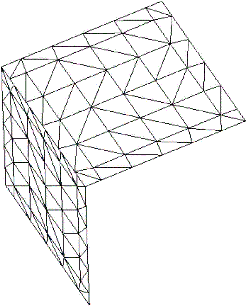 Surface element projection based triangular cross-sectional ray tube electromagnetic ray tracing algorithm