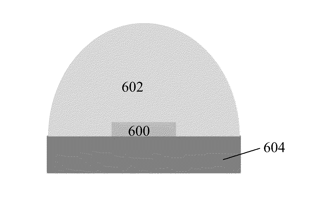 Light emitting diode with conformal surface electrical contacts with glass encapsulation