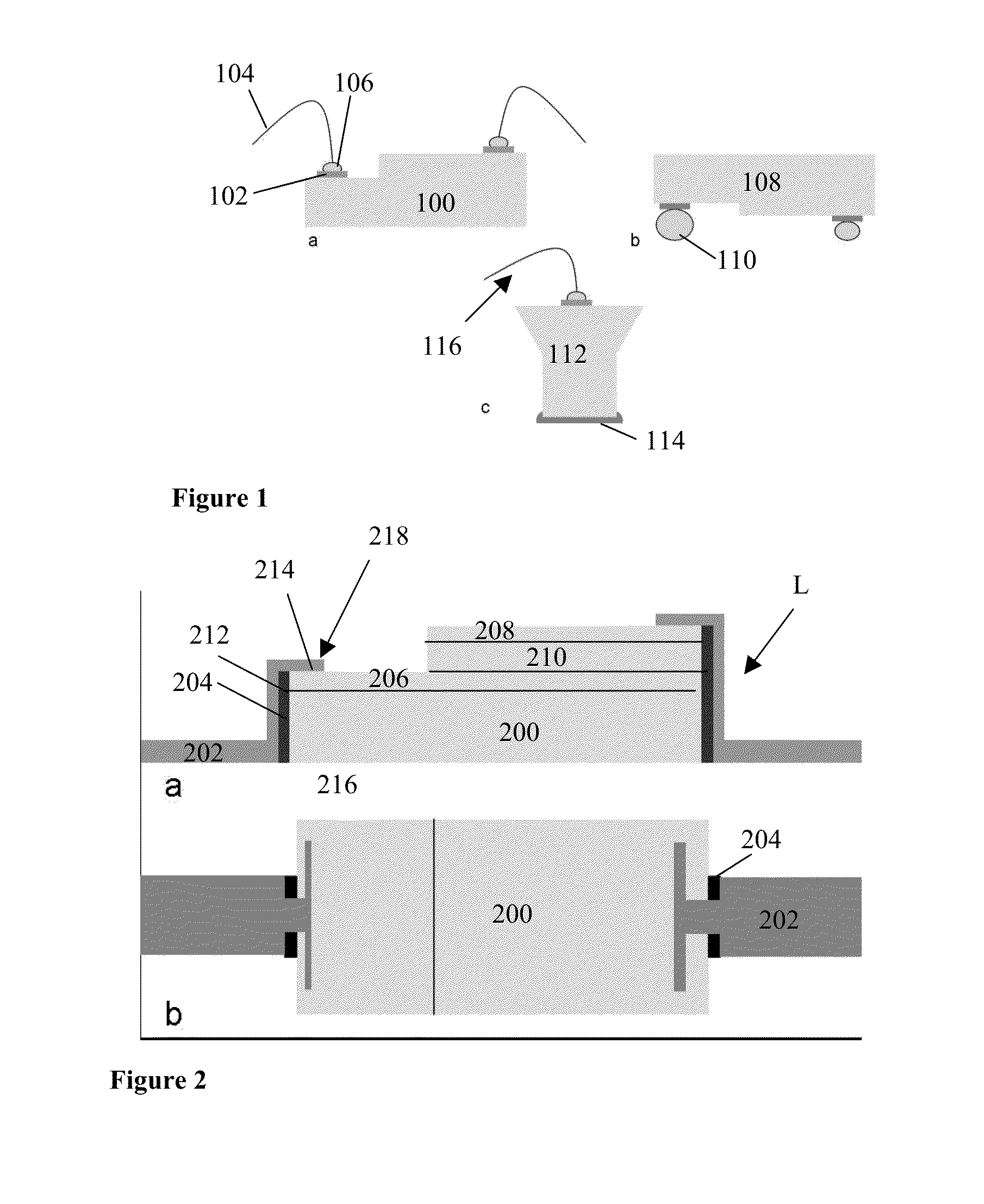 Light emitting diode with conformal surface electrical contacts with glass encapsulation