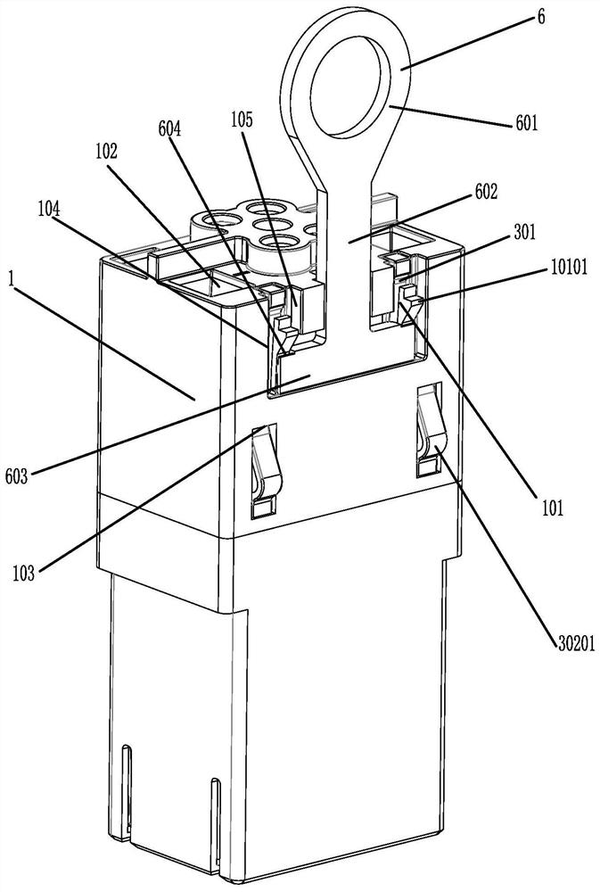 Connector capable of self-locking