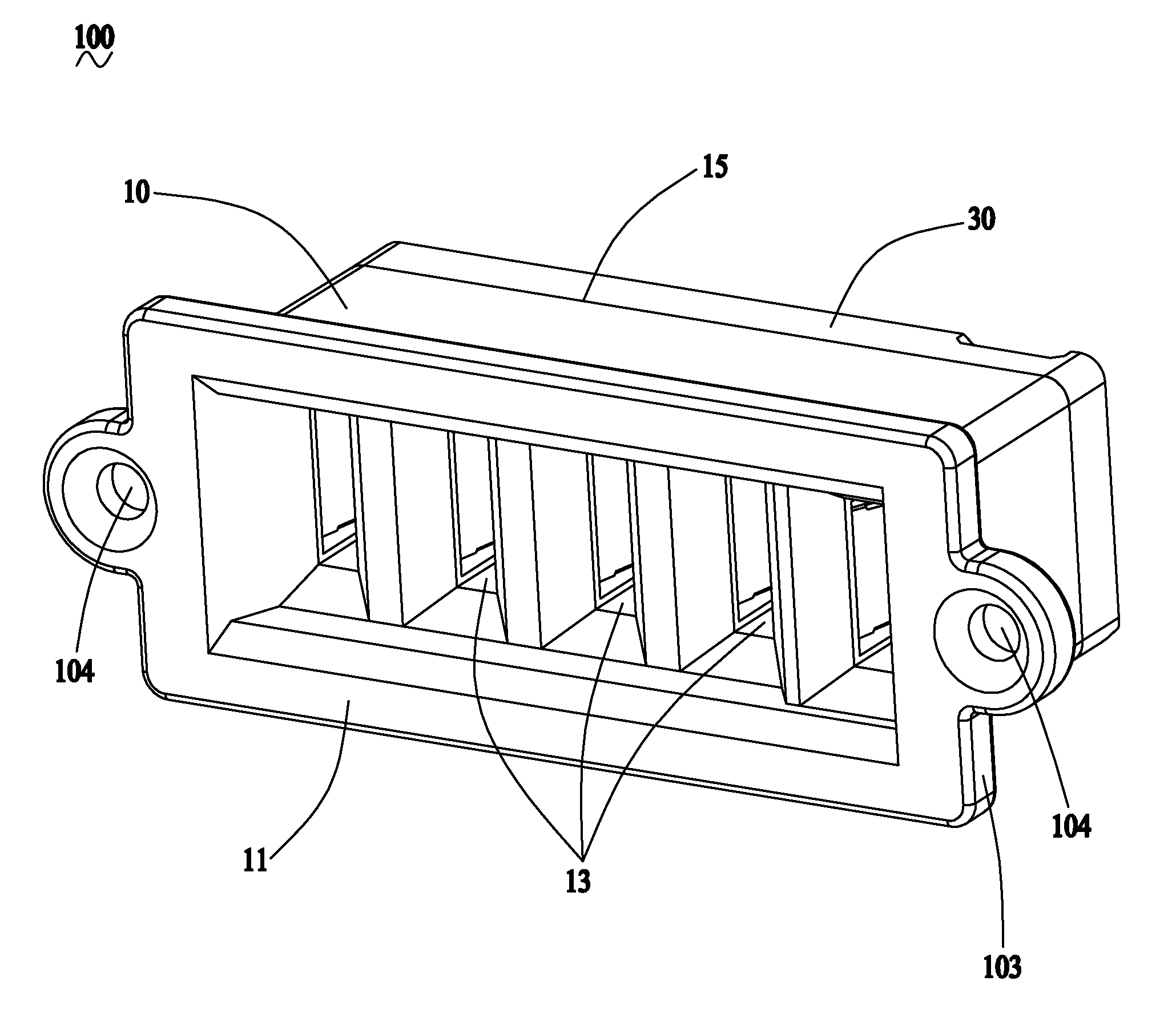 Battery connector with water-proof protective cover