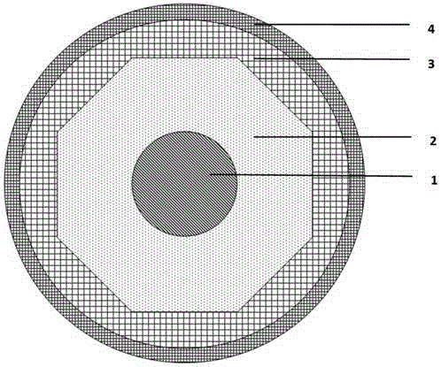 Large-mode-field ytterbium-doped optical fiber