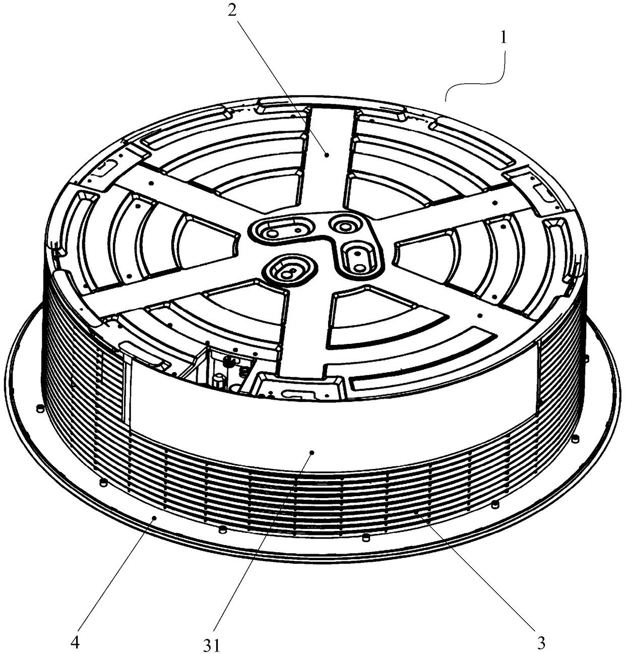 Air conditioner indoor unit and air outlet adjusting method thereof