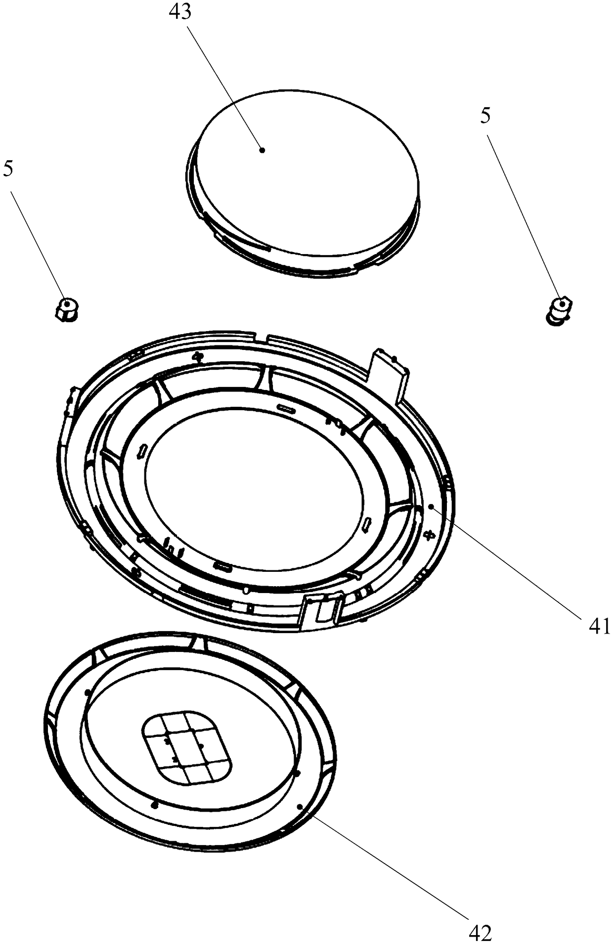 Air conditioner indoor unit and air outlet adjusting method thereof