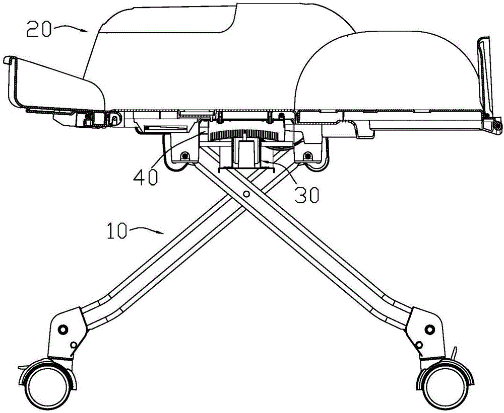 Intelligent swing bed and control method thereof