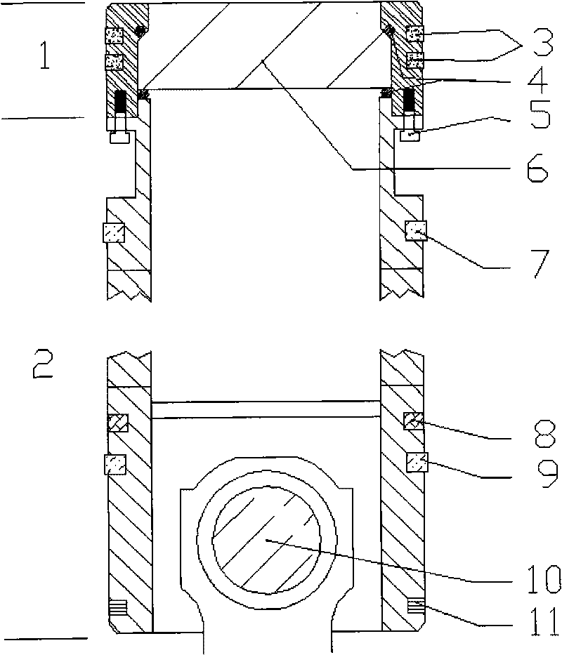 Optical engine and lengthened piston thereof