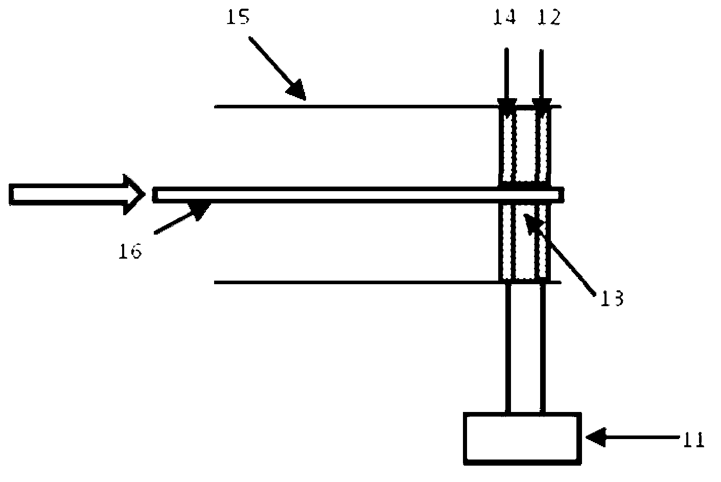 Plasma jet device with suspension electrode