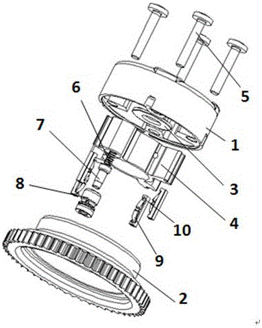 Phase shifter locking pin gap assembly method