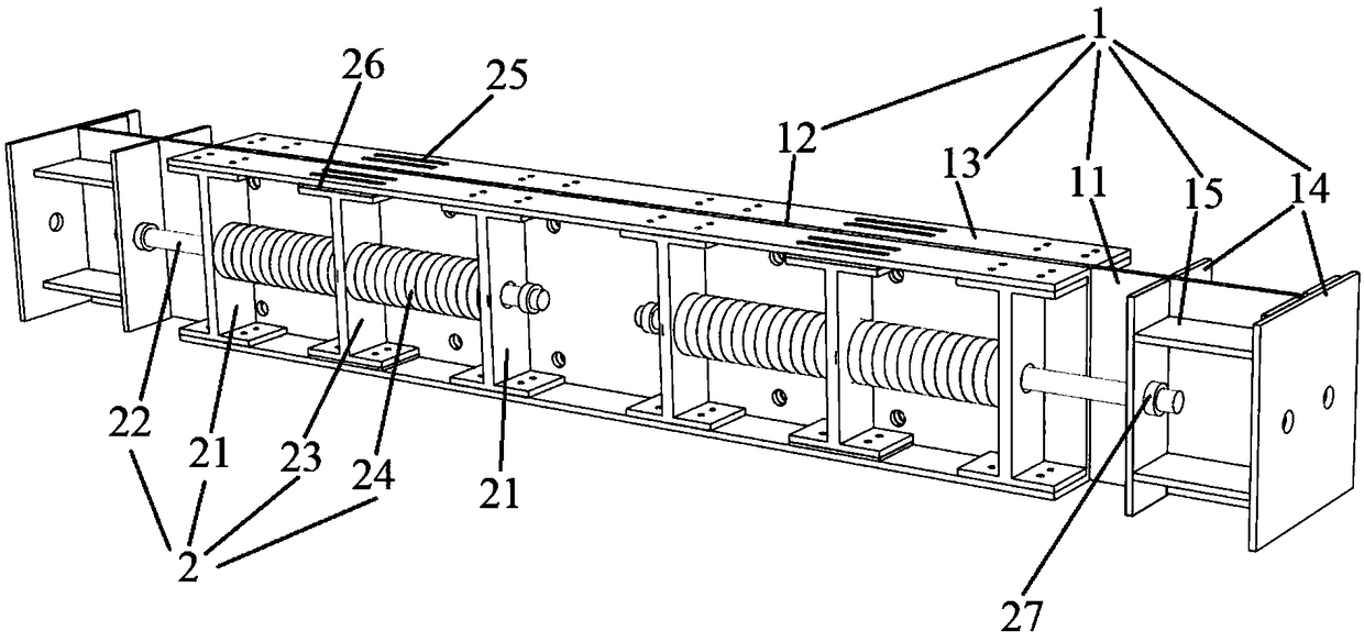 Double-restraint self-reset buckling-proof energy-dissipation support