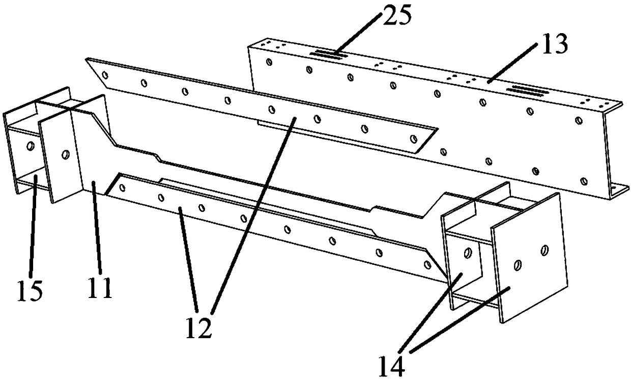 Double-restraint self-reset buckling-proof energy-dissipation support