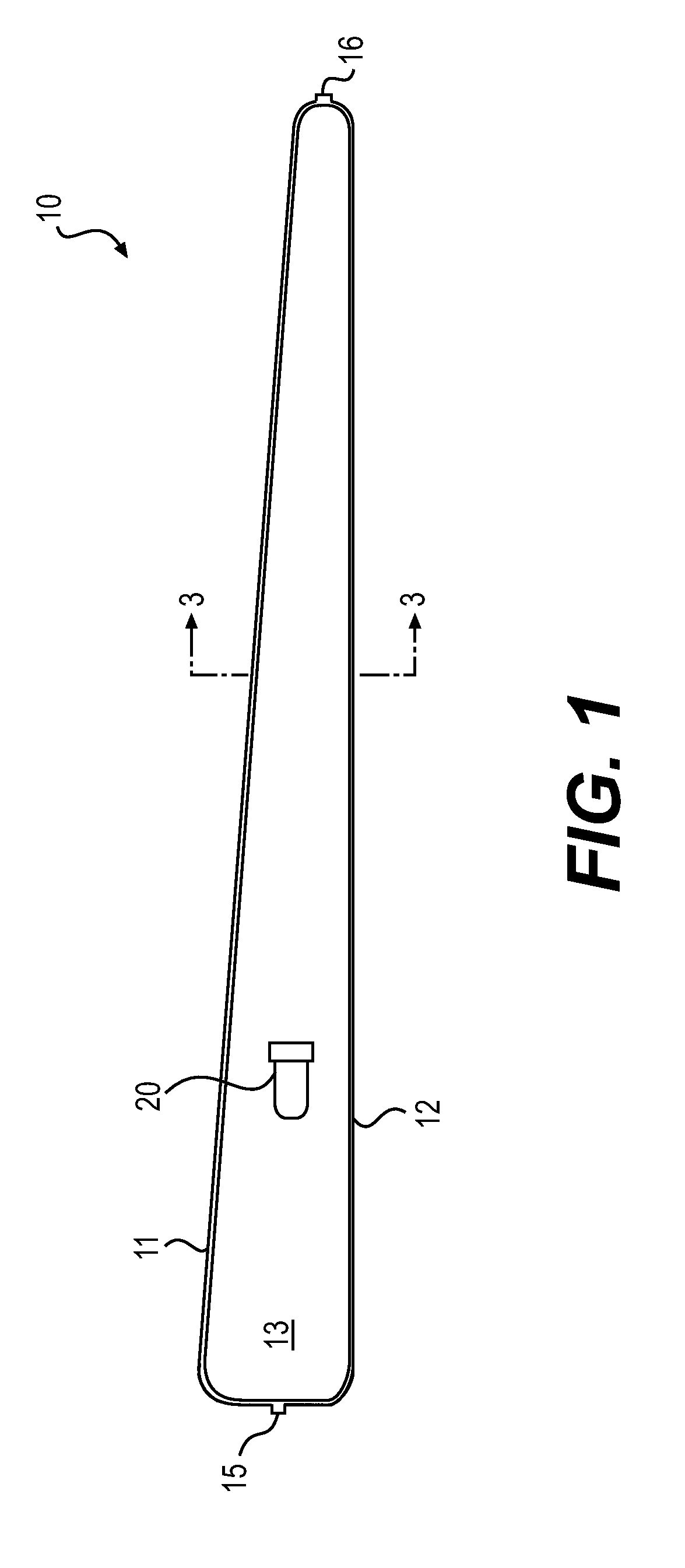 Inclined air mattress having internal air baffles and supports