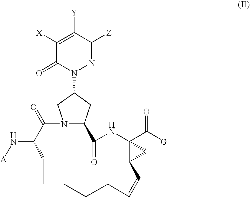 Pyridazinonyl Macrocyclic Hepatitis C Serine Protease Inhibitors