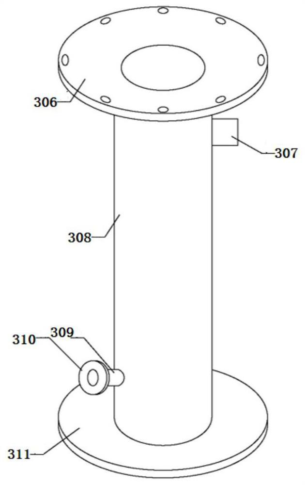 An electrochemical tubular treatment device and method for high-concentration cyanide-containing wastewater