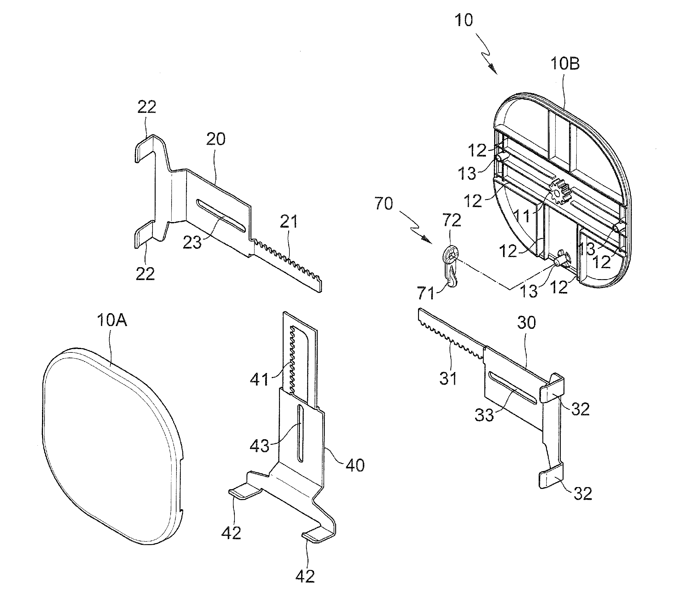 Holding device of tablet electronic device