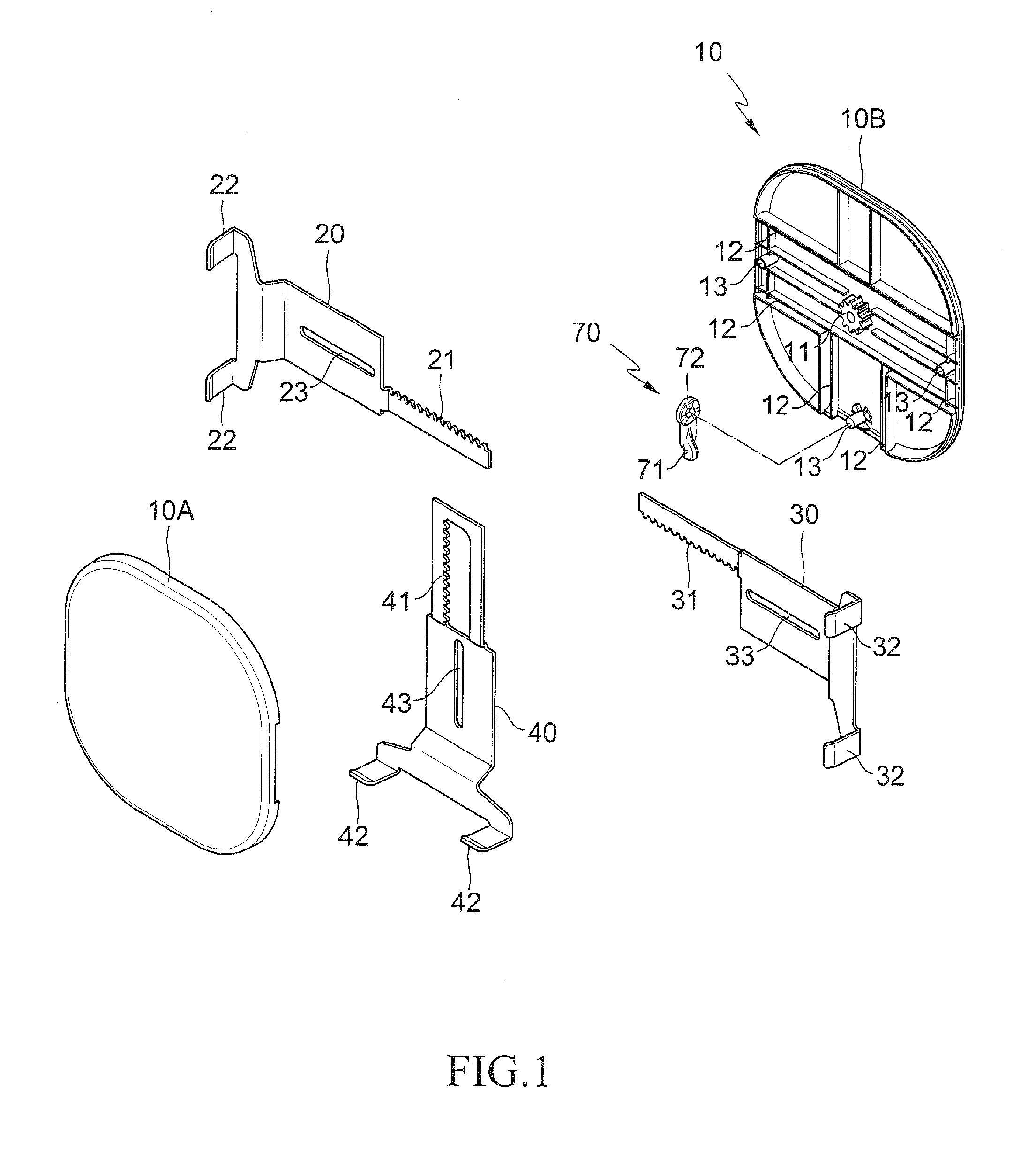 Holding device of tablet electronic device