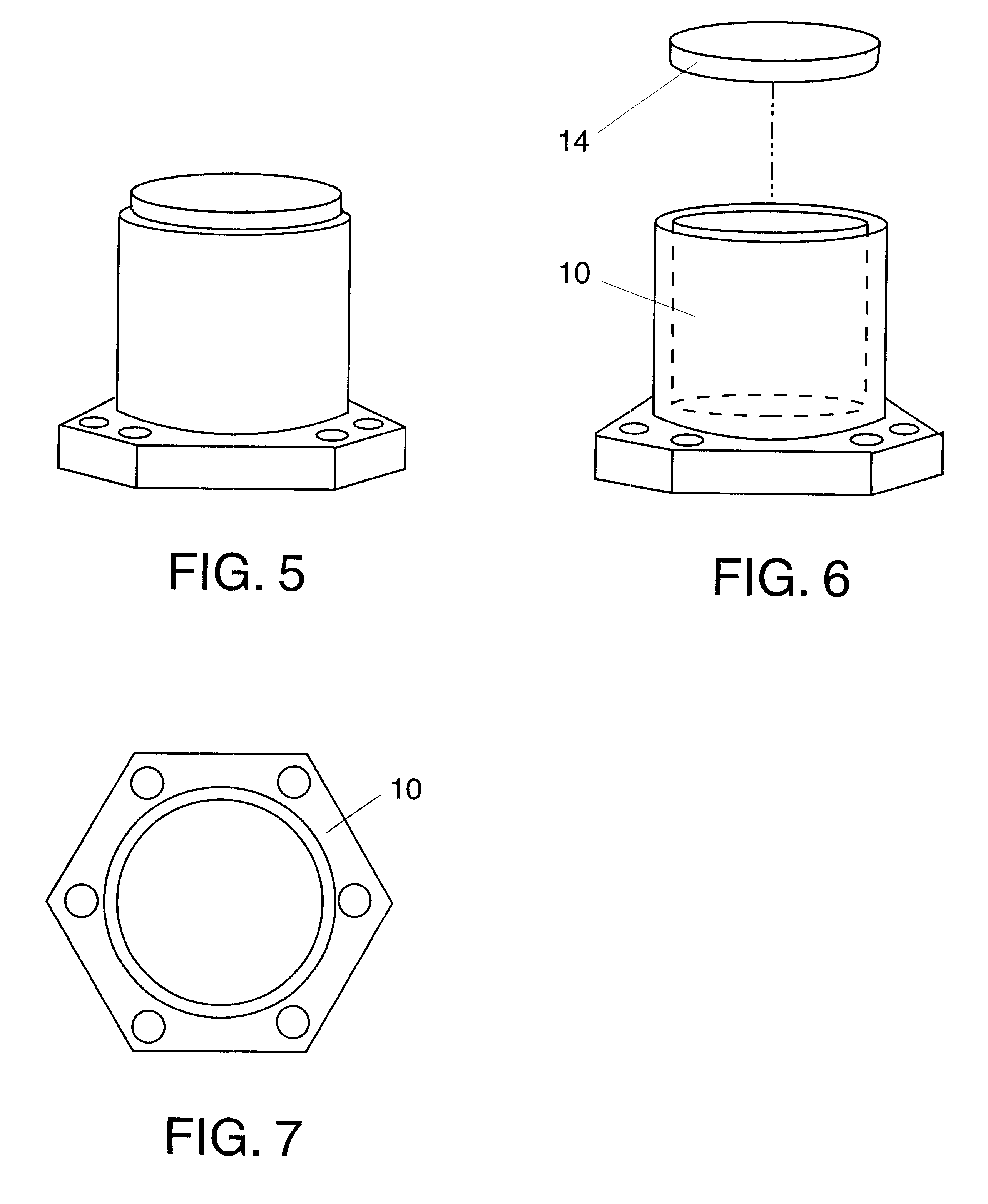 Glue-on tissue mount