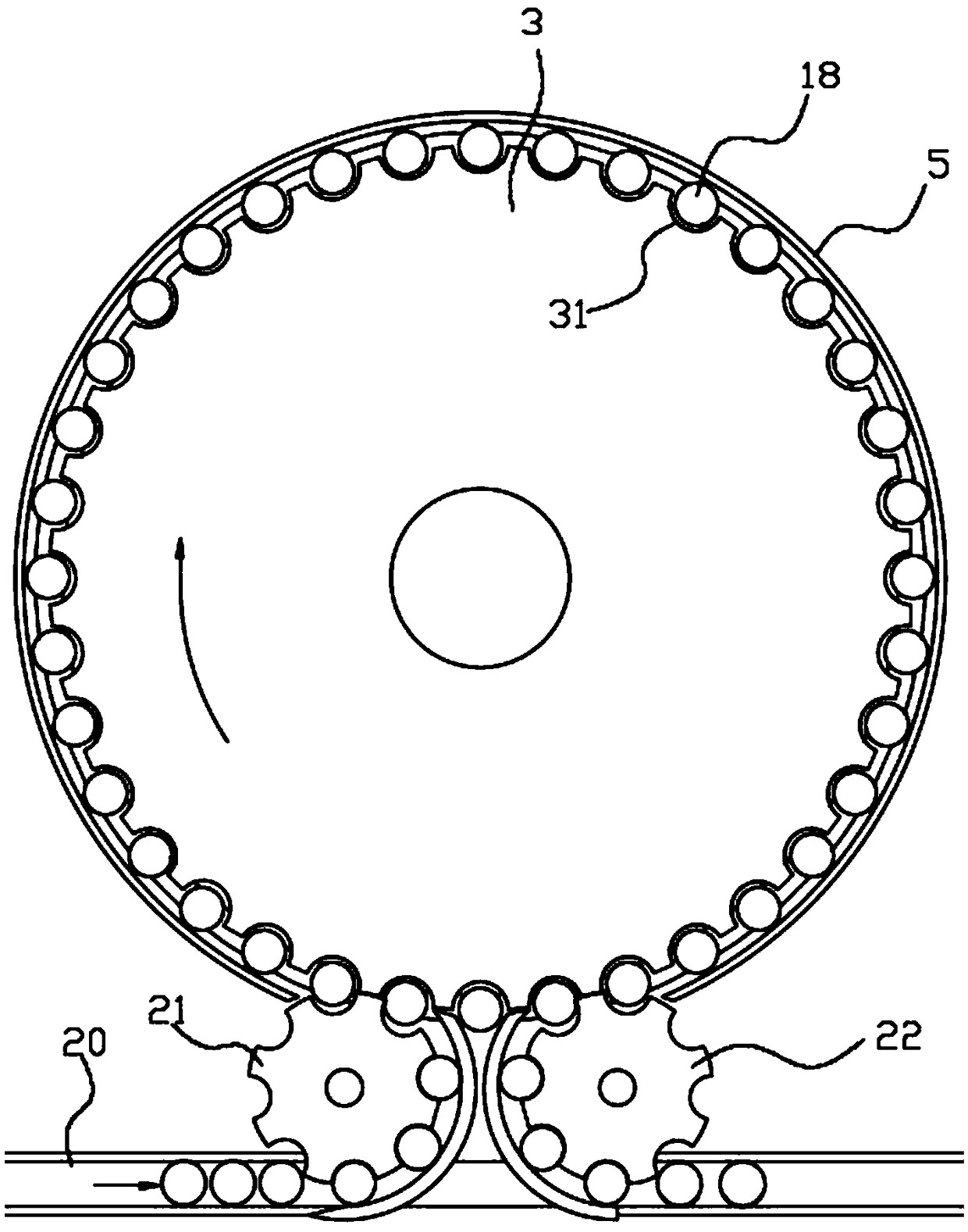 Double-tube lifting type canted bottle inverting, quick-circulating and cleaning device