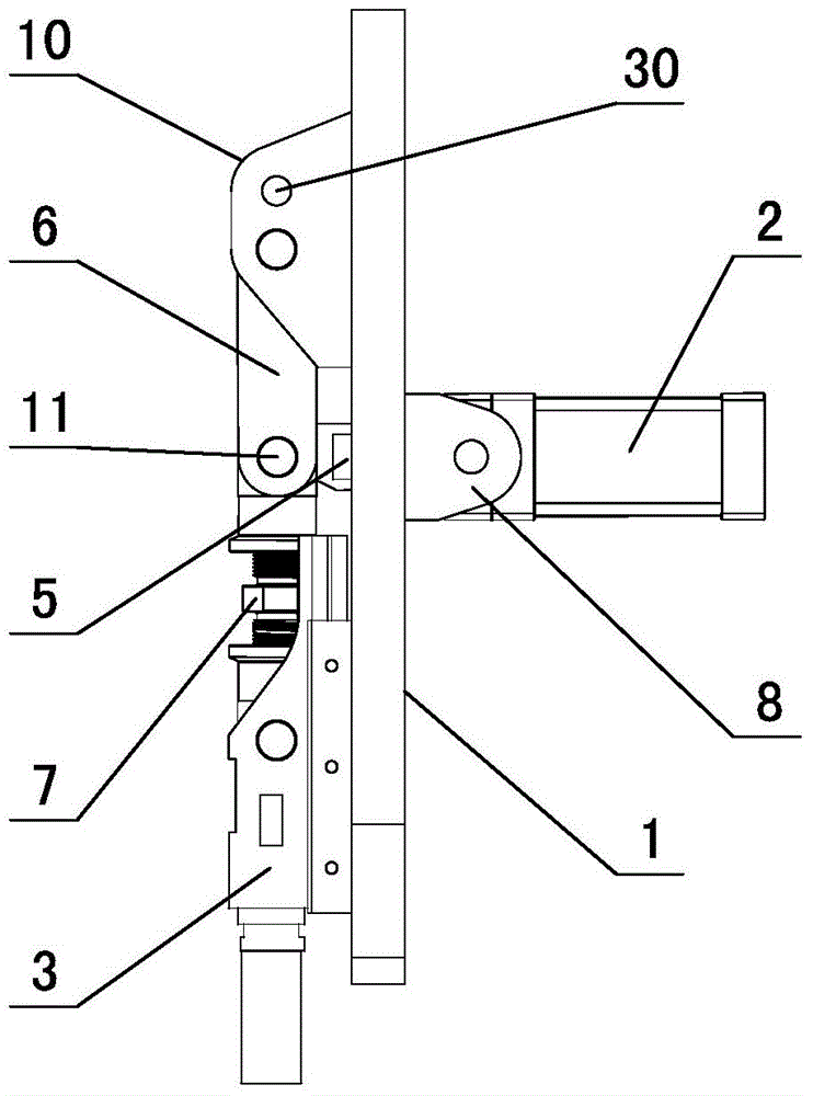 Numerical control groove punching machine and groove punching method thereof