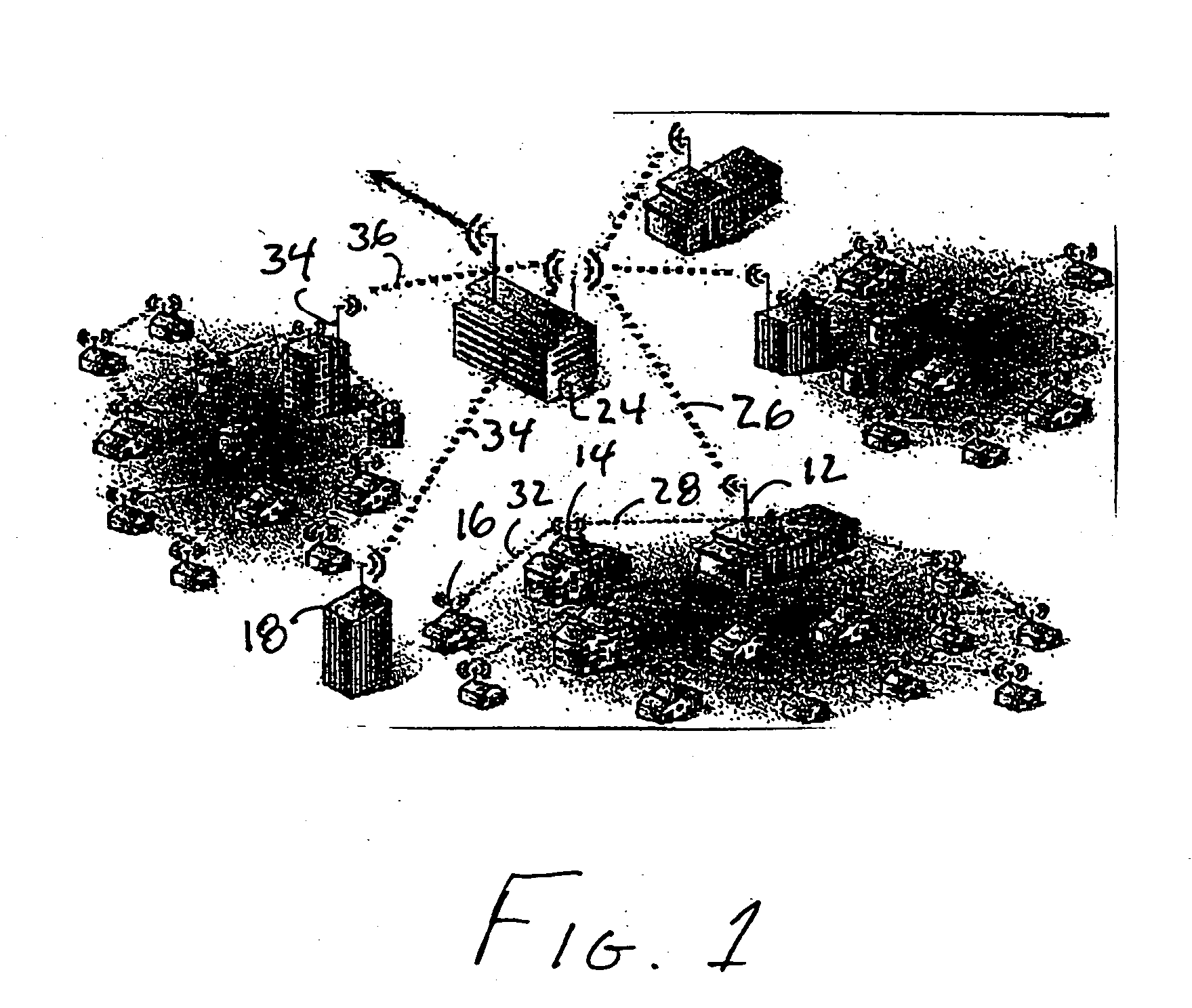 Apparatus, and associated method, for utilizing antenna information determinative of antenna operation in a wireless mesh network