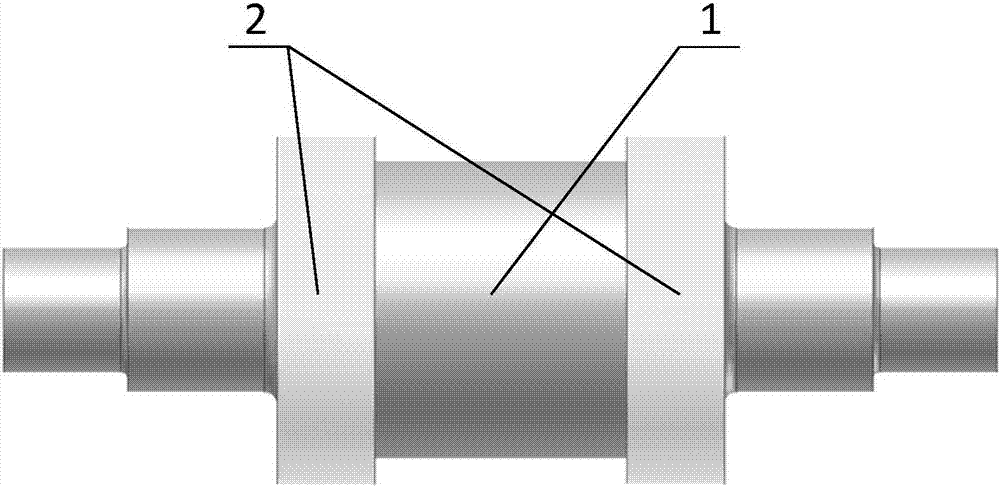 Heat treatment method for improving hardness uniformity of roller body of support roller of forged steel