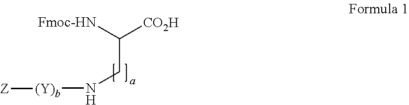 Amino diacids containing peptide modifiers