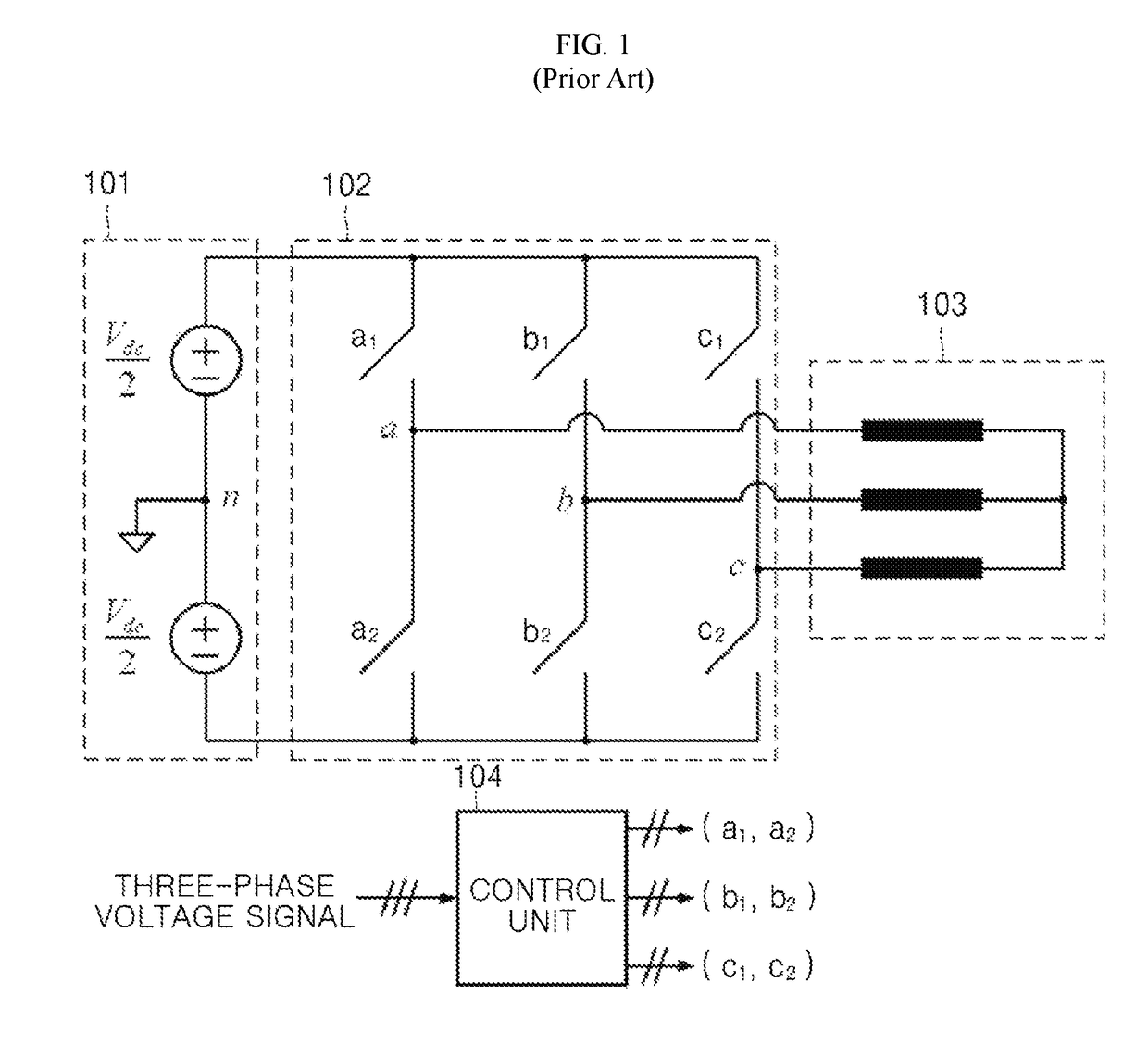 Offset voltage generator and method for generating an offset voltage of three-phase inverter