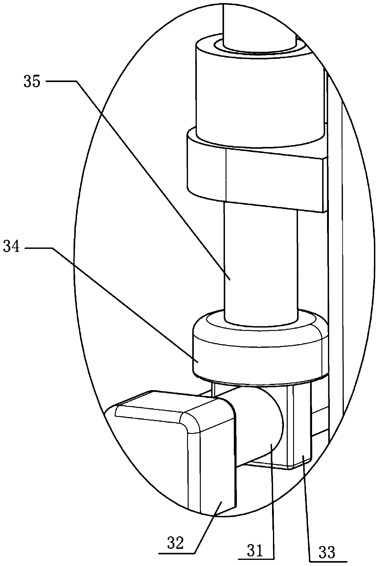 Device capable of assisting old people in going up stairs and going down stairs