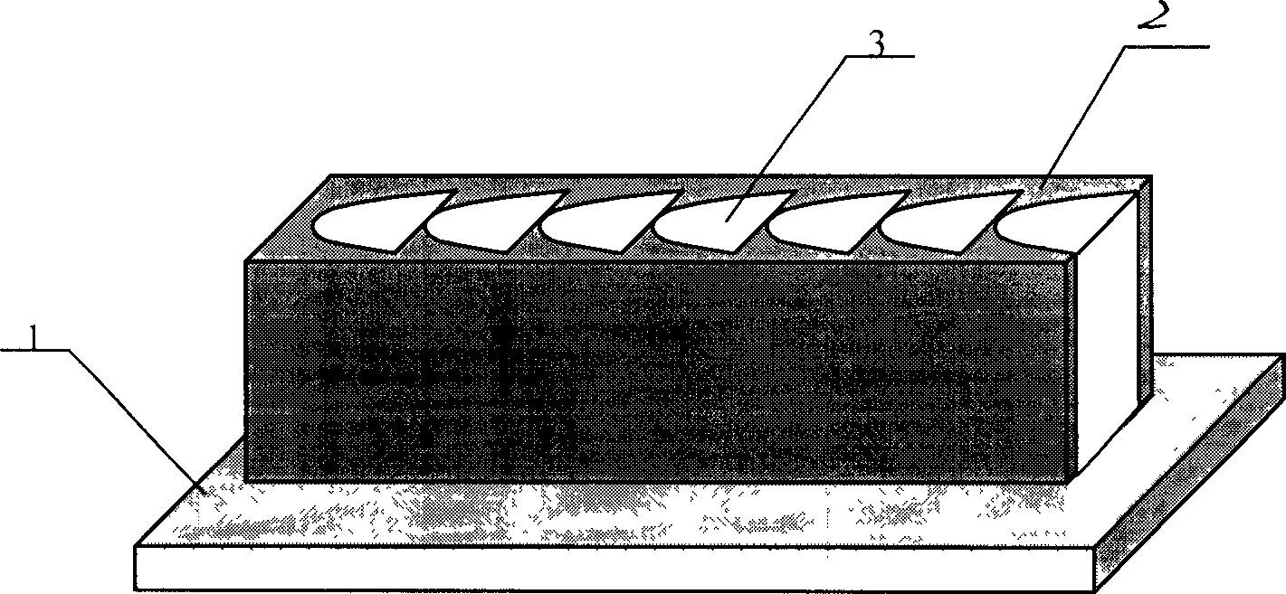 Mono dimension X-ray composite lens