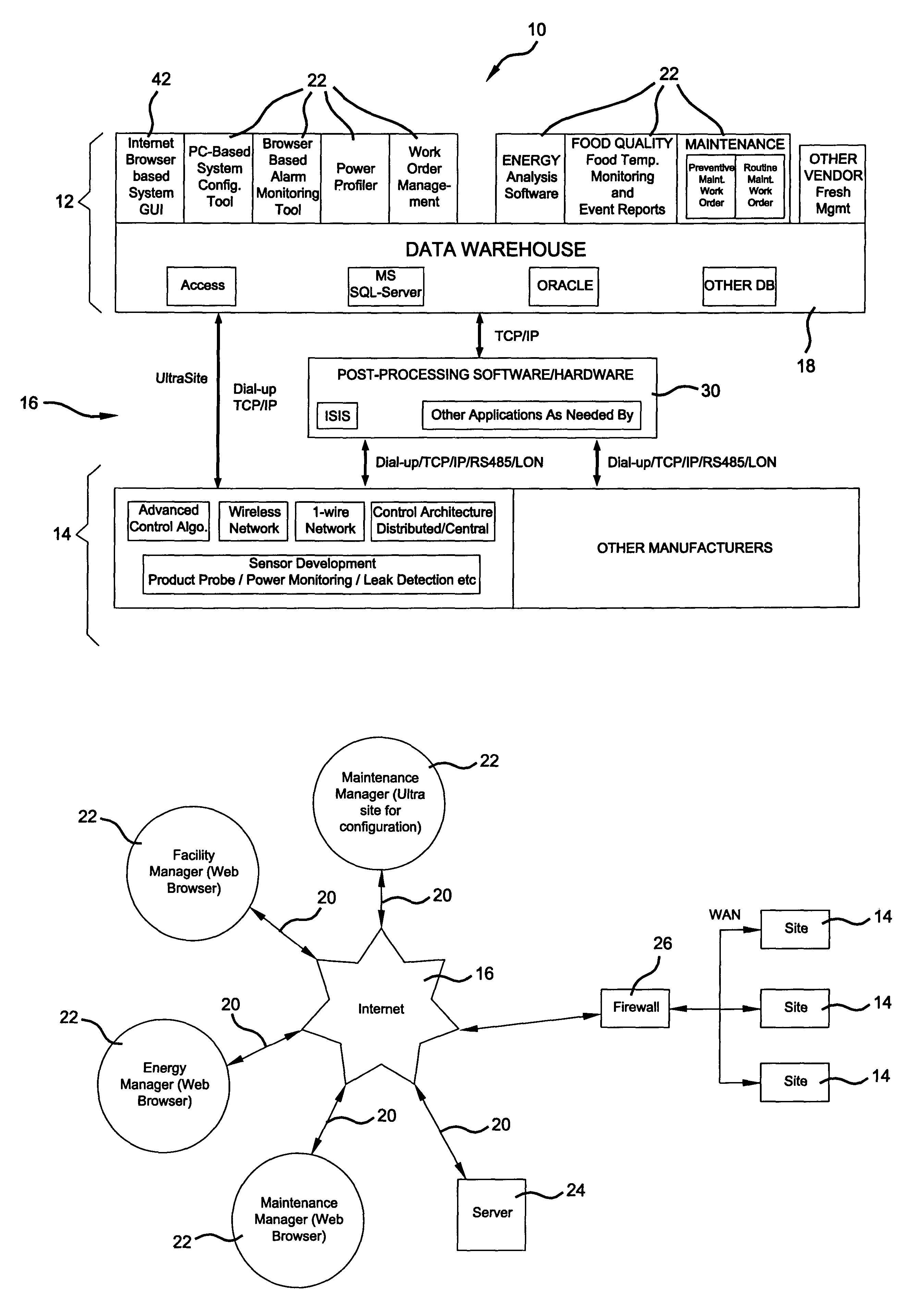 Food quality and safety model for refrigerated food