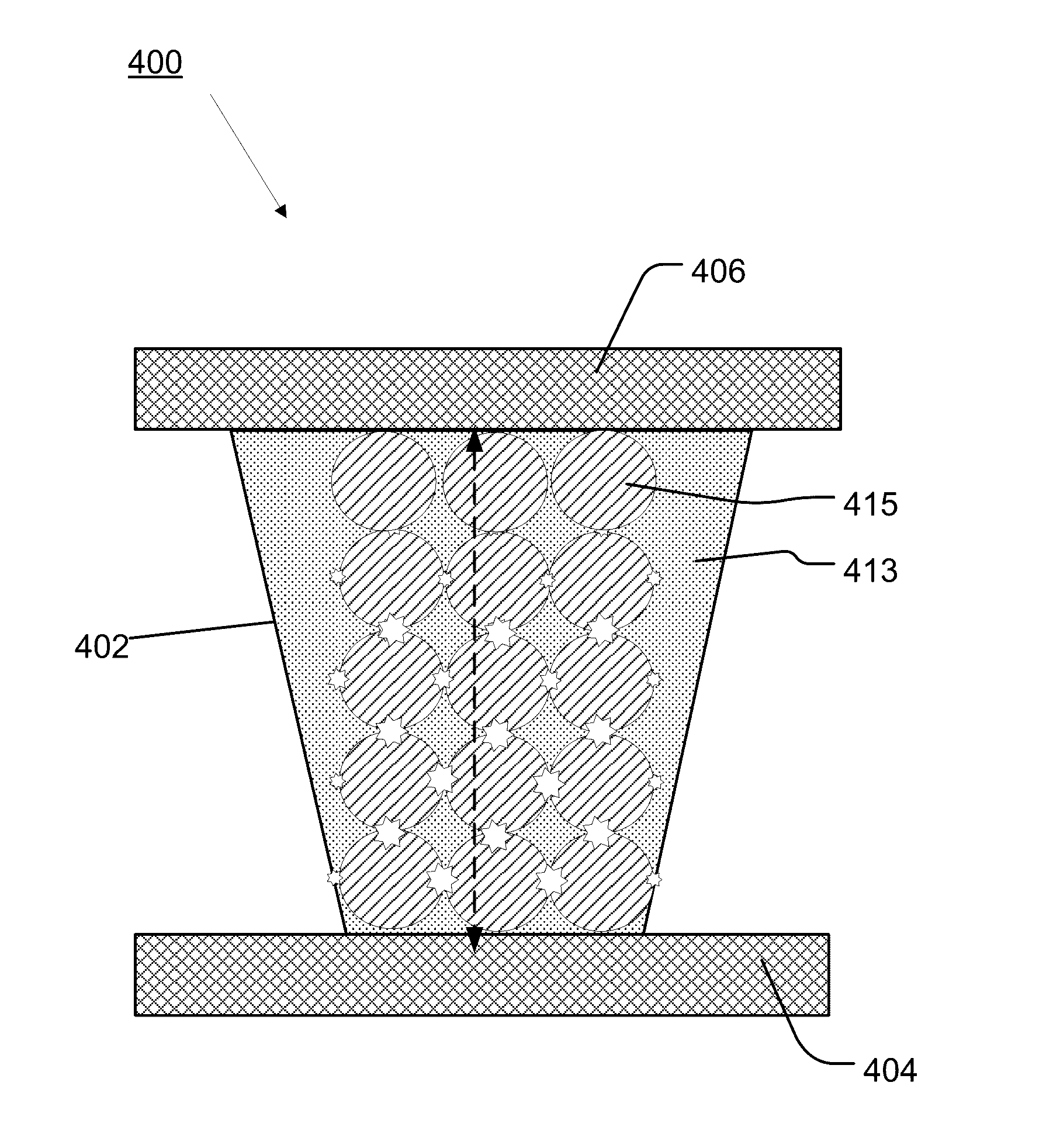 Phase change memory with inter-granular switching