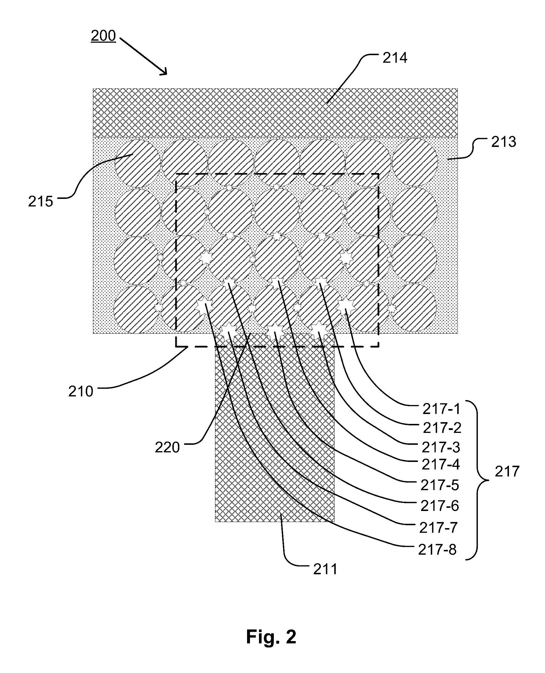 Phase change memory with inter-granular switching