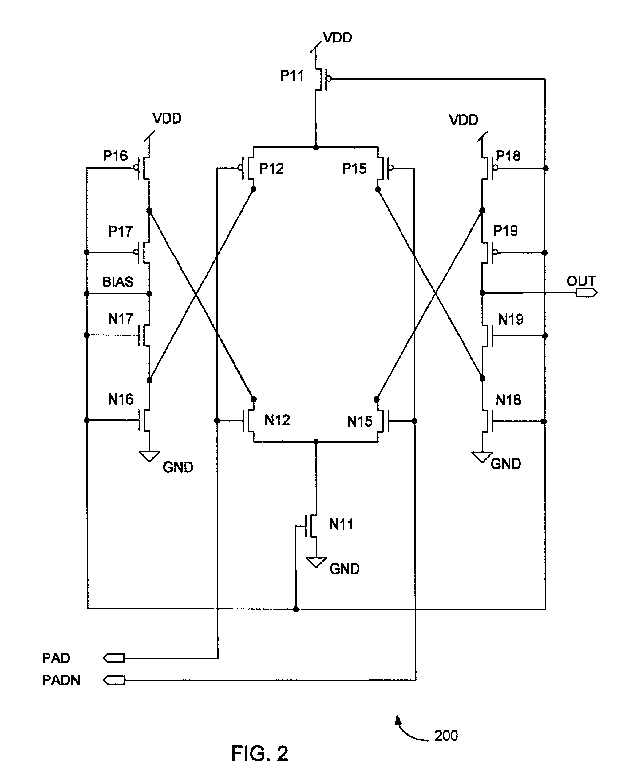 CMOS receiver for simultaneous bi-directional links