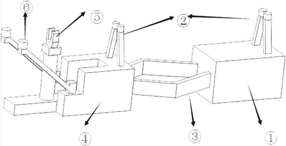 Step line patrol obstacle cleaning robot and method thereof