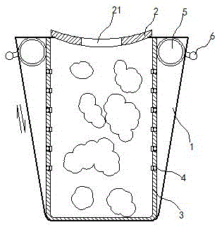 Pretreatment trash can