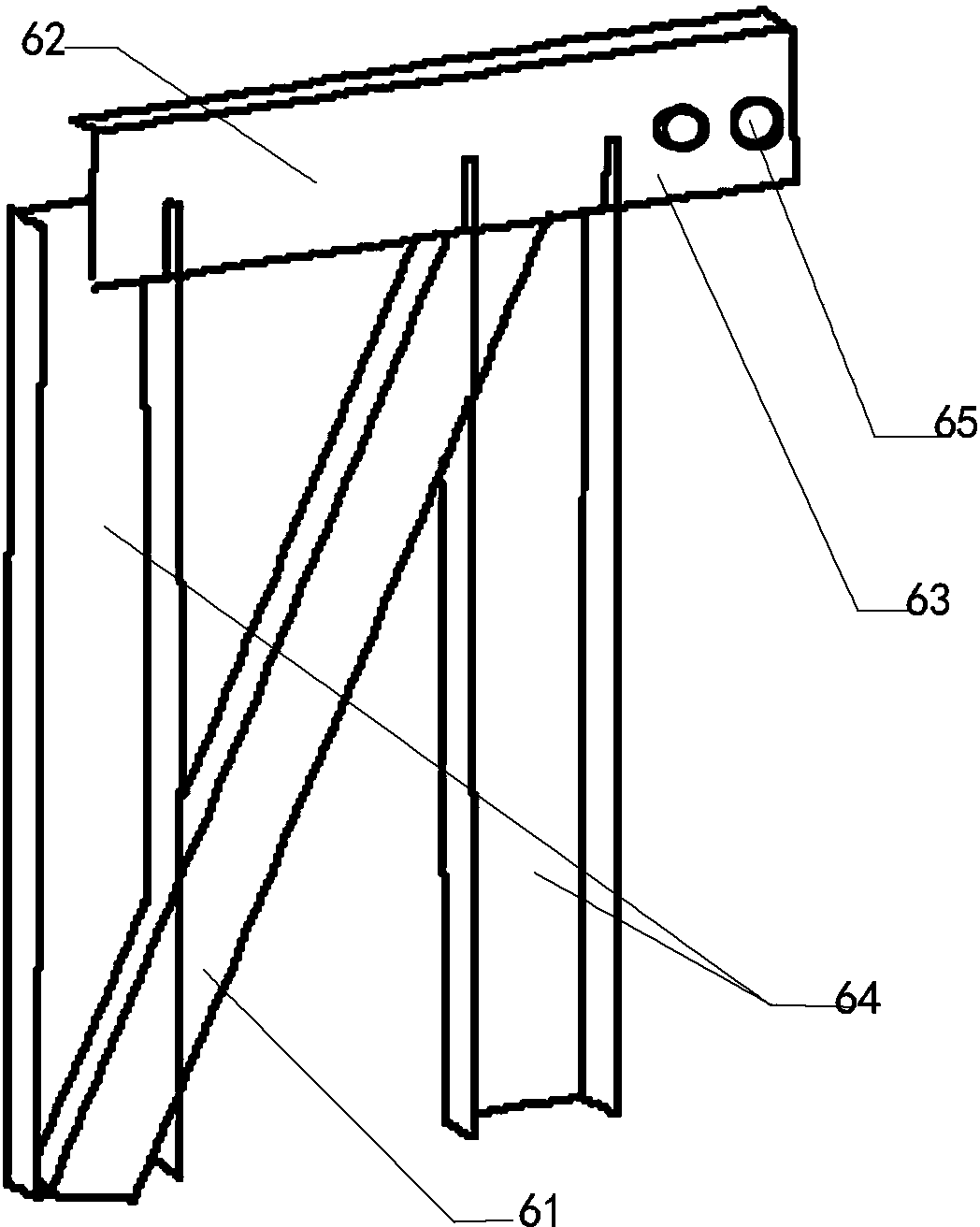 Lifting installation system for buckling restrained supporting member and construction method thereof