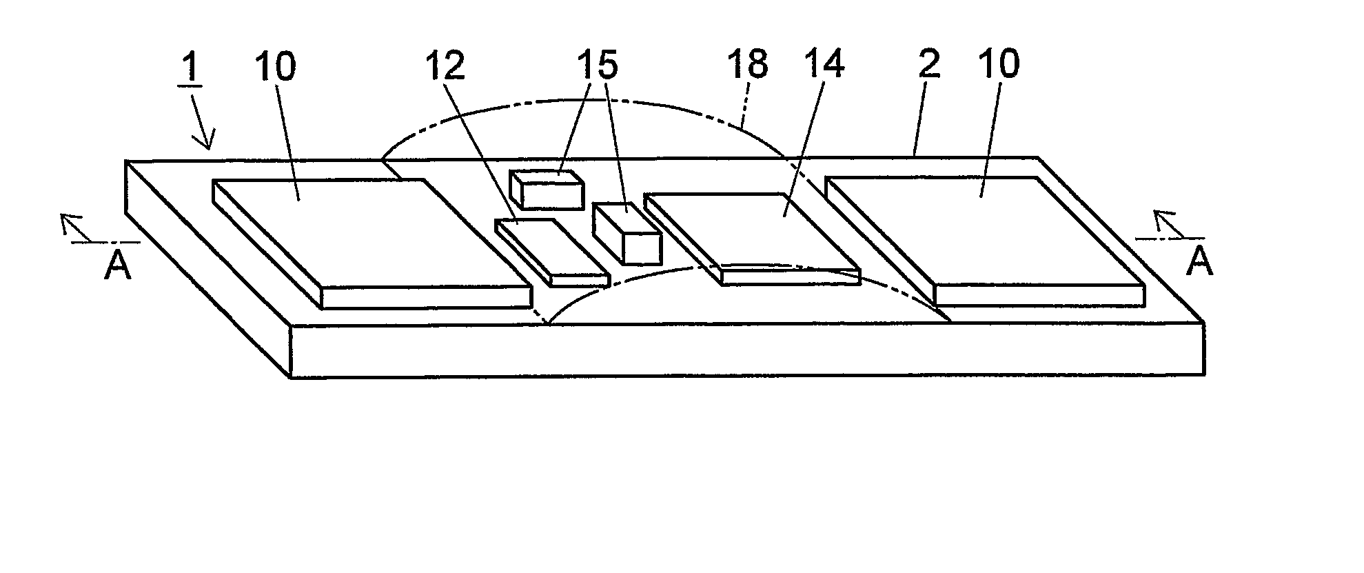 Device With Mounted Electronic Parts, Method Of Producing The Same, Protection Circuit Module Of Secondary Battery, And Battery Package