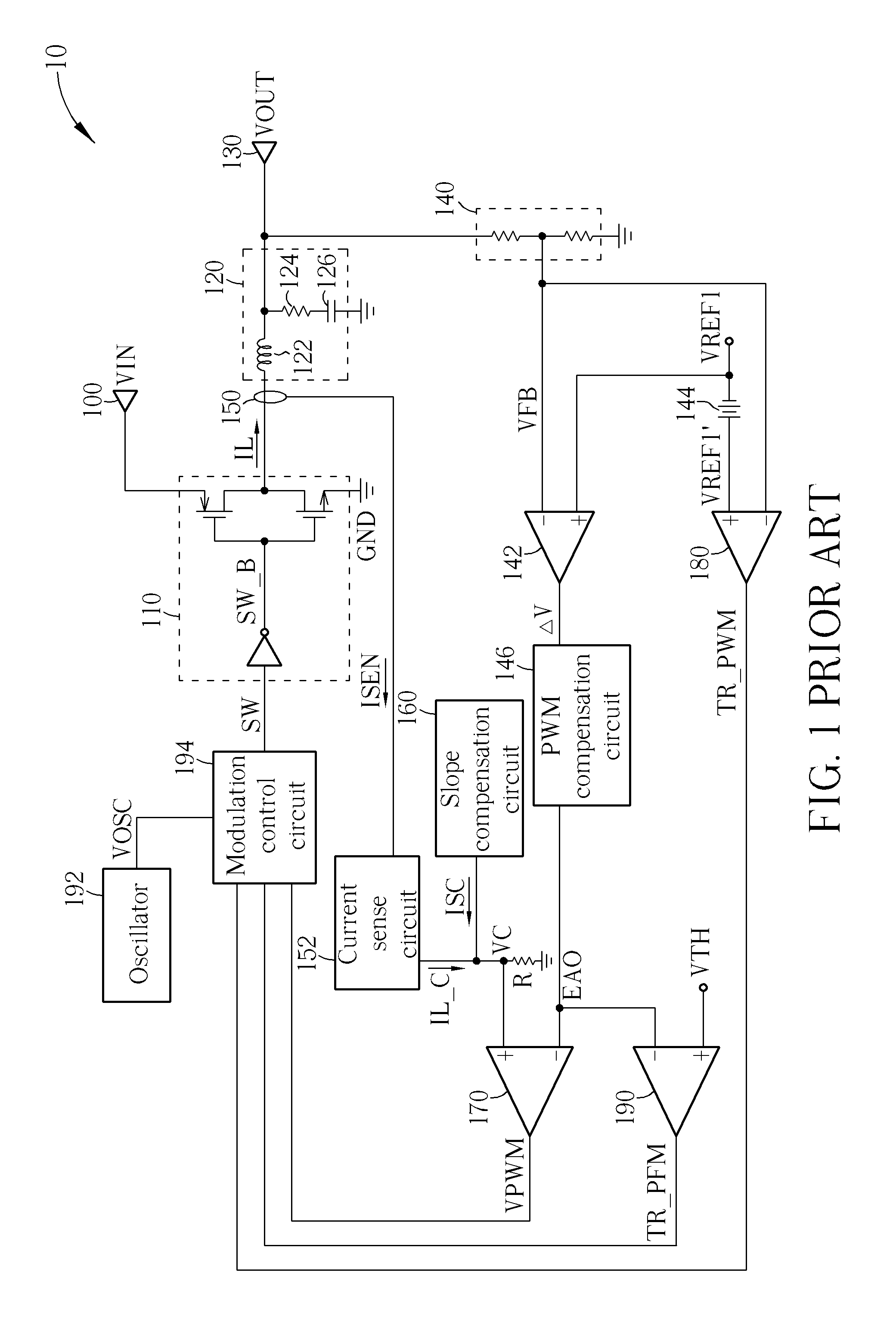 Current Mode Buck Converter with Fixed PWM/PFM Boundary