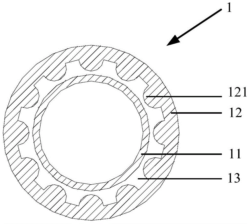 Air guide pipe and garment care machine