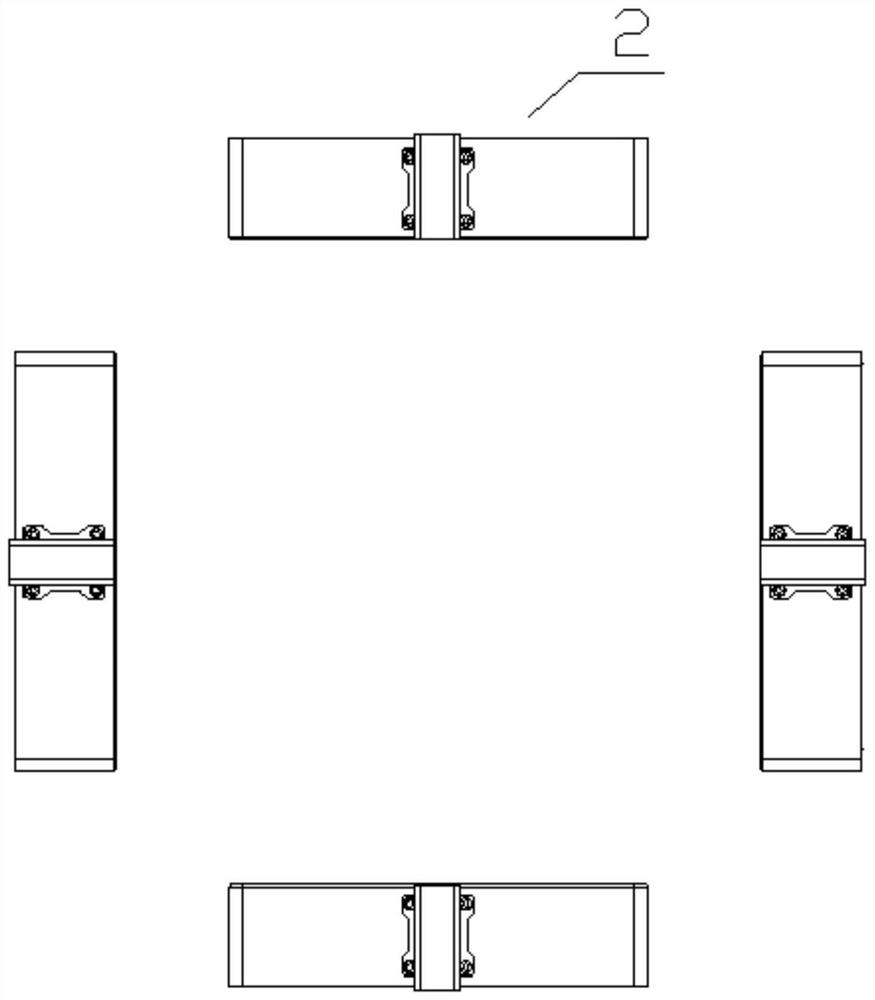 Multi-laser-ray rapid detection method