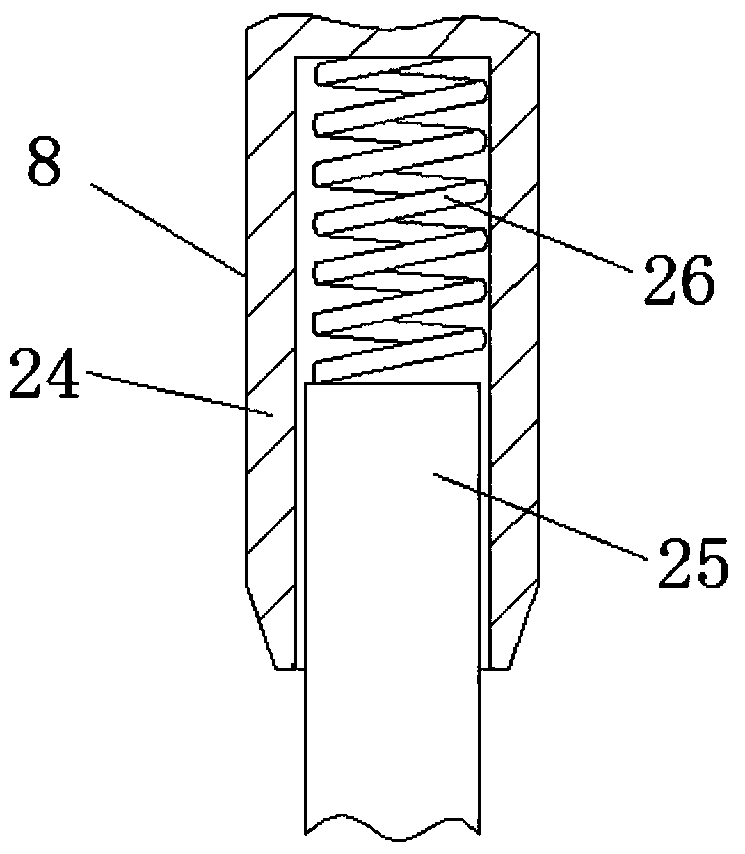 Cutting device for processing multi-axial warp-knitted fabric