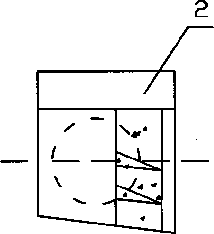 Taper degree mounting type off-centering machine cutting ferrule material drill